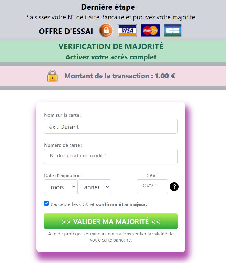 xflirt paiement